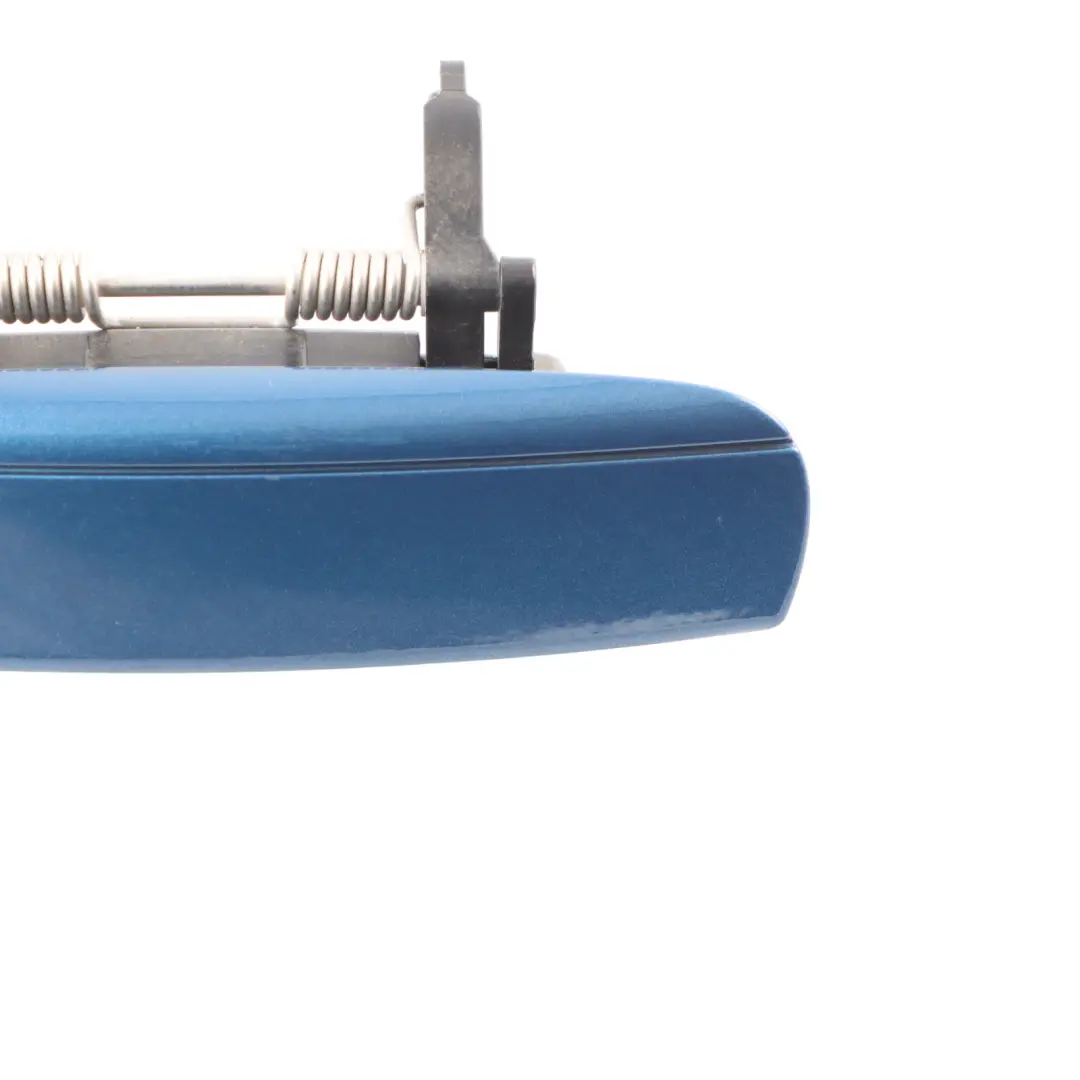 Audi A3 8P Door Outer Handle Bracket Rear Left Right N/O/S Aruba Blue Pearl X5V - SKU 8P0837207-ARB - Part number 8P0837207