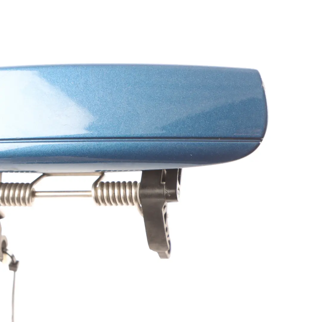 Audi A3 8P Door Outer Handle Bracket Rear Left Right N/O/S Aruba Blue Pearl X5V - SKU 8P0837207-ARB - Part number 8P0837207