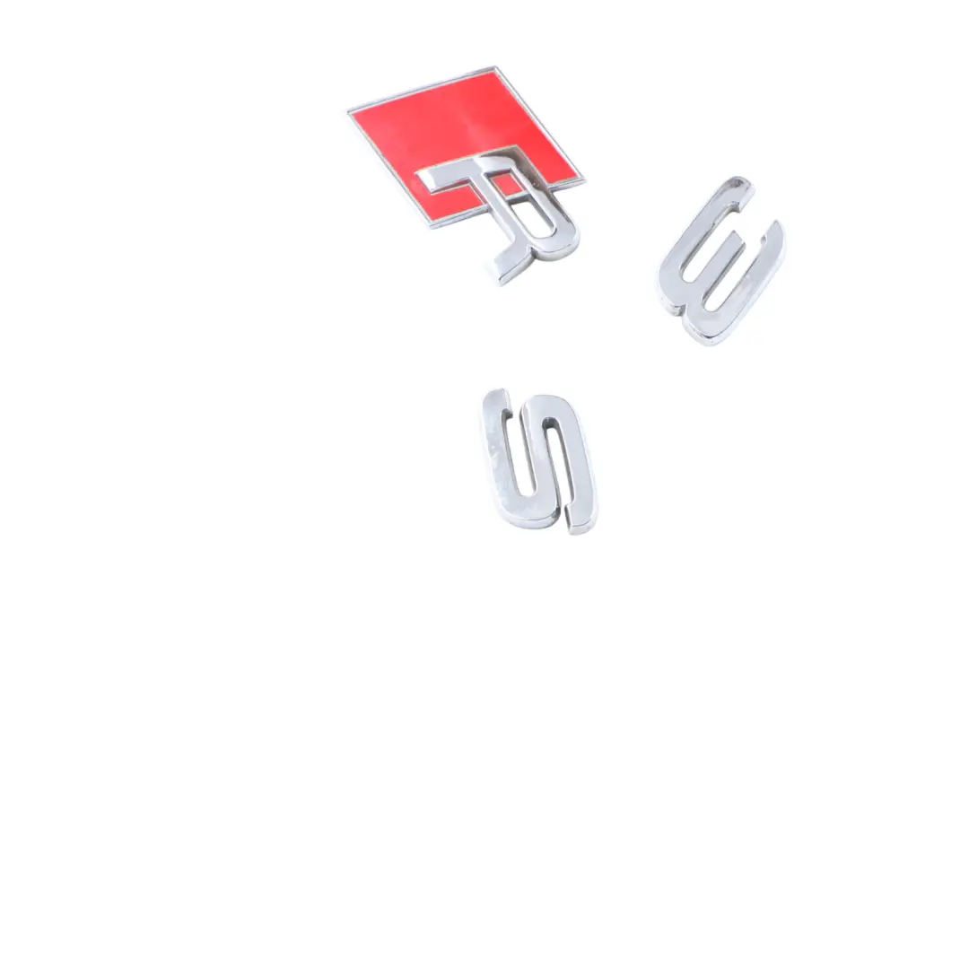 Audi A3 RS3 8V Tailgate Emblem Sticker Label Lettering Chrome - SKU 8P0853740 - Part number 8P0853740