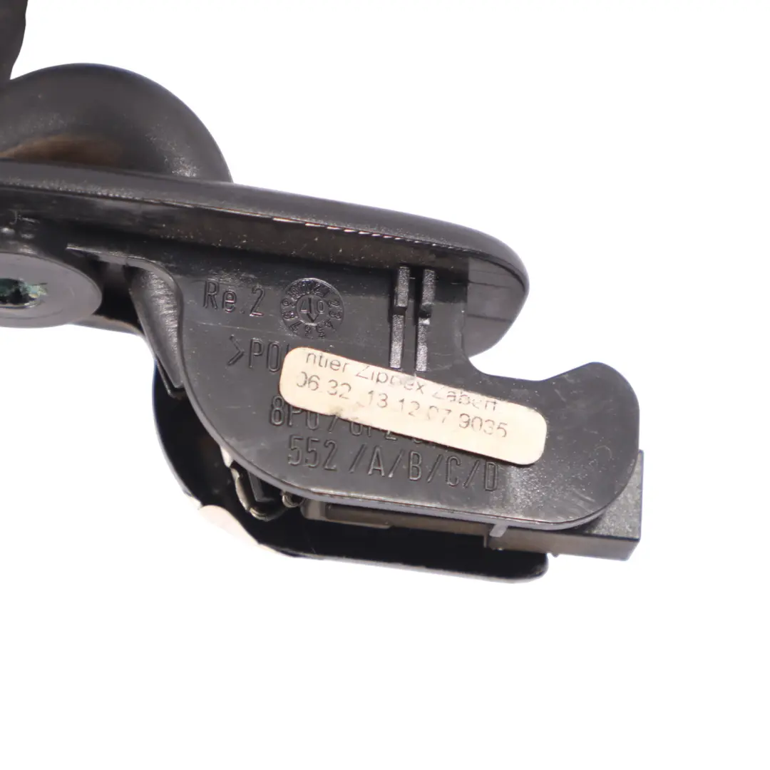 Audi S3 8P Daszek Osłona Przeciwsłoneczna Prawa Czarna 8P0857552A - SKU 8P0857552A-1 - Numer Części 8P0857552A-1
