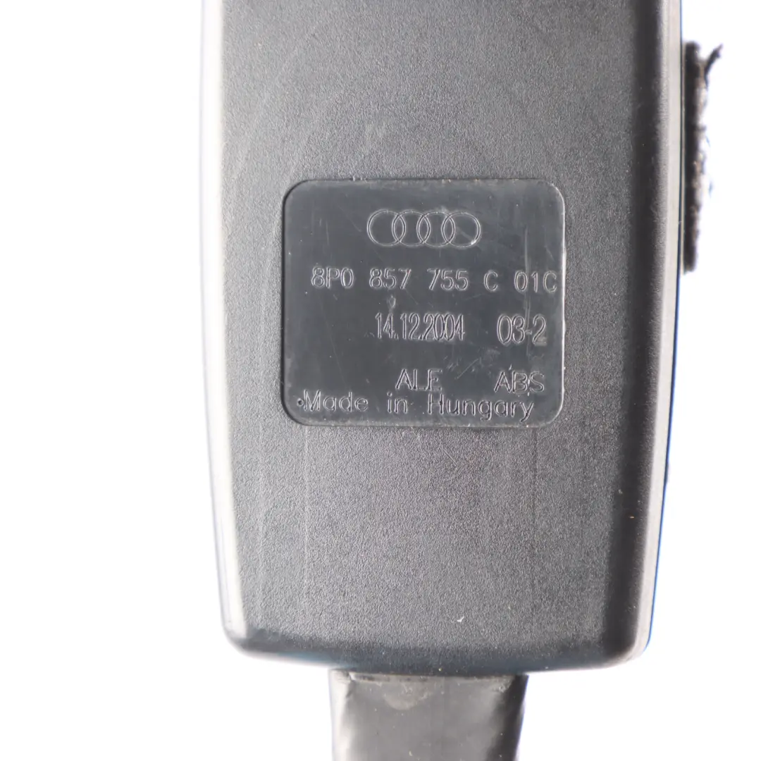Audi A3 8P 3 Door Front Seat Belt Buckle Latch Catch Left N/S - SKU 8P0857755C - Part number 8P0857755C