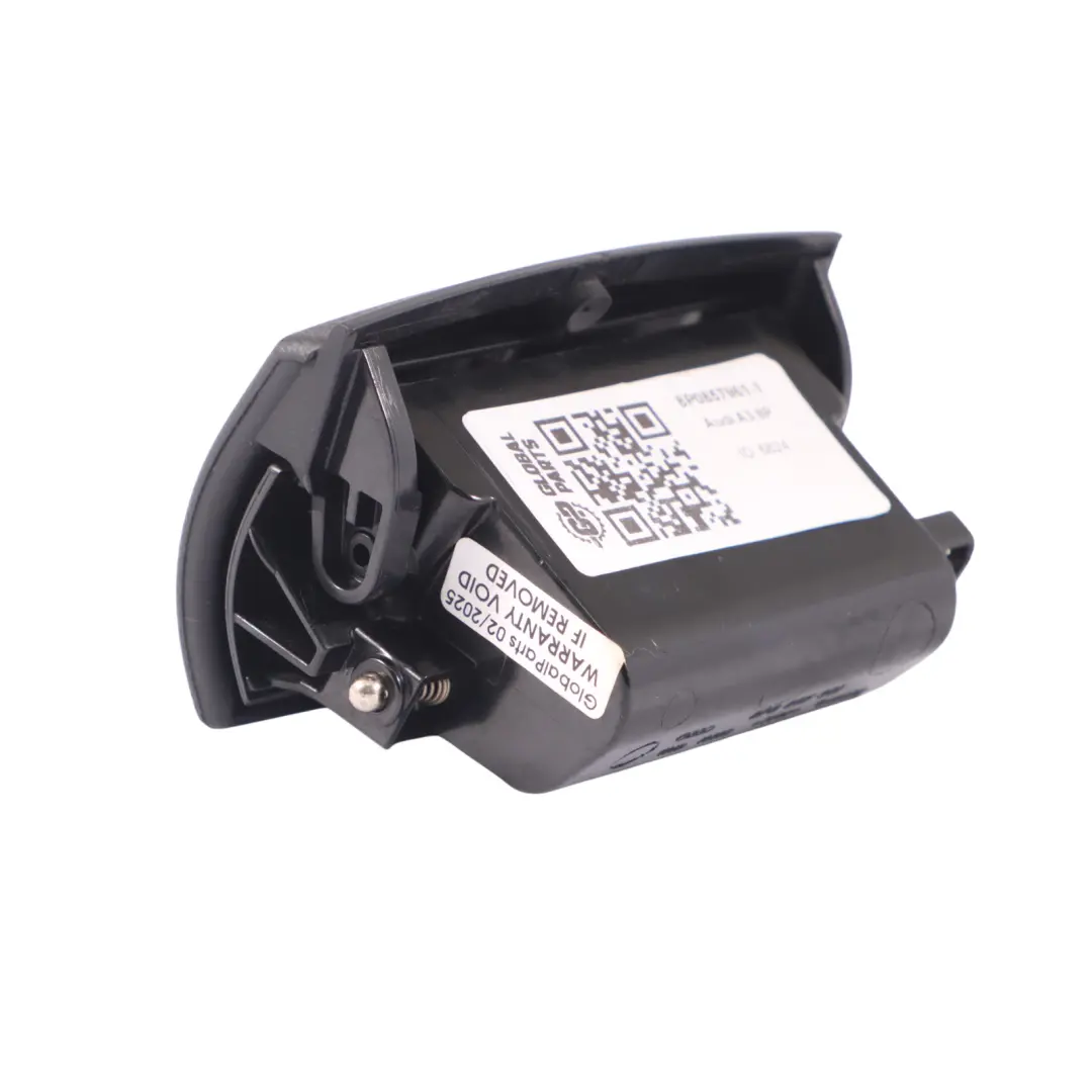 Audi A3 8P Cendrier console centrale Insert arrière Cendrier noir - SKU 8P0857961-1 - Numéro de pièce 8P0857961