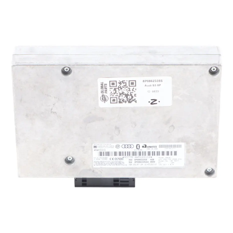 Audi S3 8P Schnitt Stelle Bluetooth Steuer Modul Harman Becker ECU 8P0862335S