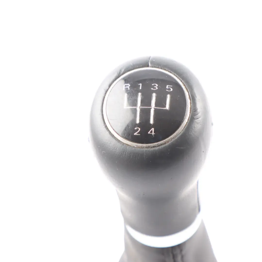Stick Selector Knob Manual 5 Speed Leather Audi A3 8P Gear Shifter - SKU 8P0863278BN - Part number 8P0863278BN