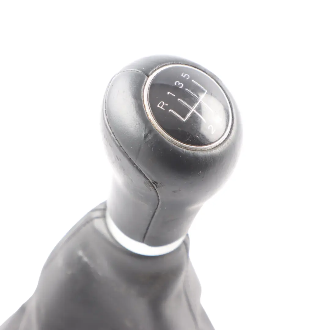 Stick Selector Knob Manual 5 Speed Leather Audi A3 8P Gear Shifter - SKU 8P0863278BN - Part number 8P0863278BN