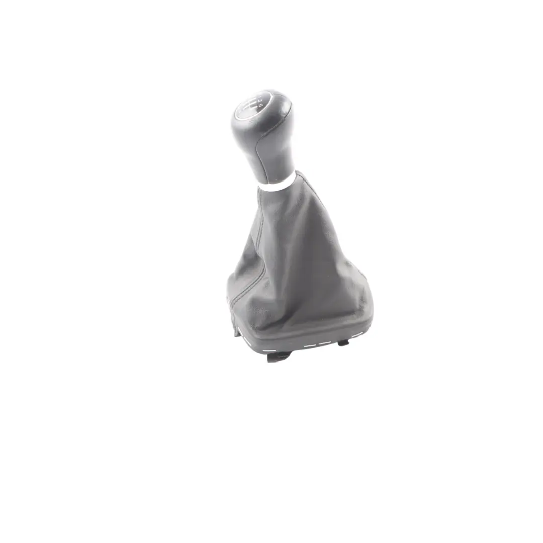 Stick Selector Knob Manual 5 Speed Leather Audi A3 8P Gear Shifter - SKU 8P0863278BN - Part number 8P0863278BN