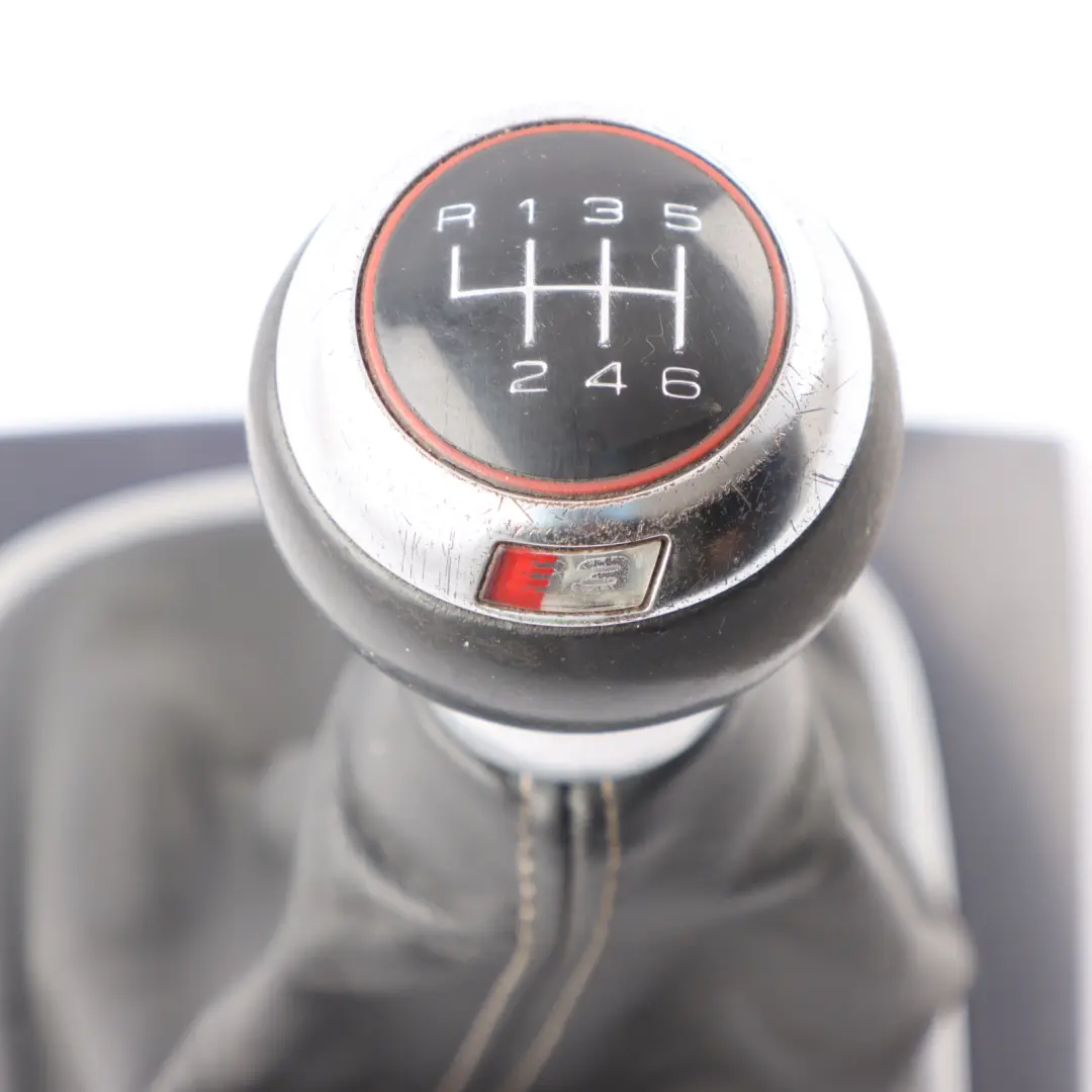 Selector Lever Knob Stick Shifter Trim Cover Manual to Audi S3 8P Gear with Part number 8P0864261D Audi S3 8P Gear Selector Lever Knob Stick Shifter Trim Cover Manual - SKU 8P0864261D-1 - Part number 8P0864261D