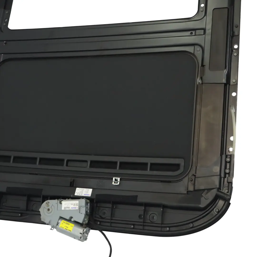 Panoramic Roof Sunroof Glass Assembly Motor Frame to Audi A3 8P with Part number 8P0877049 Audi A3 8P Panoramic Roof Sunroof Glass Assembly Motor Frame - SKU 8P0877049 - Part number 8P0877049