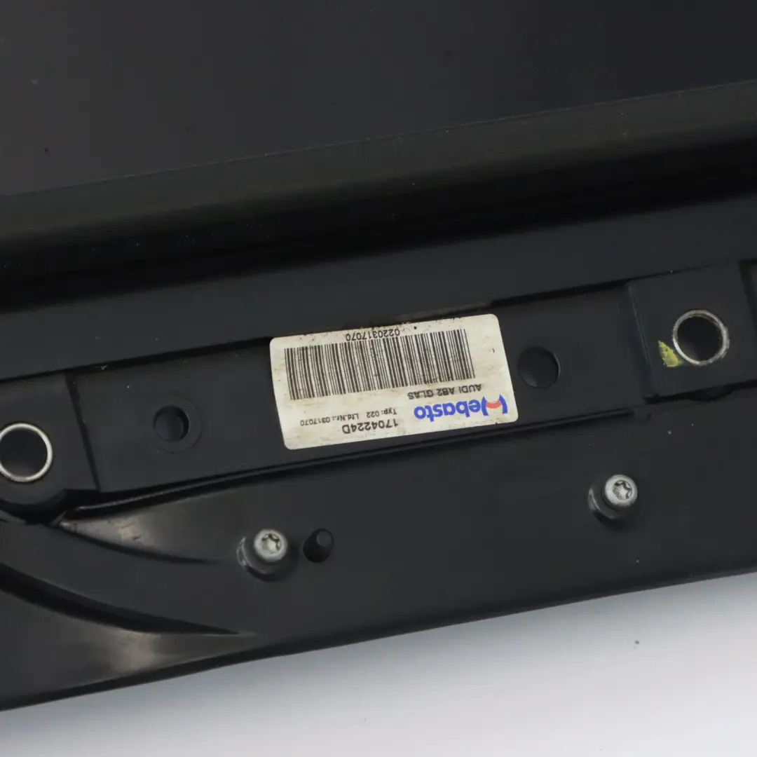 Panoramic Roof Sunroof Glass Assembly Motor Frame to Audi A3 8P with Part number 8P0877049 Audi A3 8P Panoramic Roof Sunroof Glass Assembly Motor Frame - SKU 8P0877049 - Part number 8P0877049