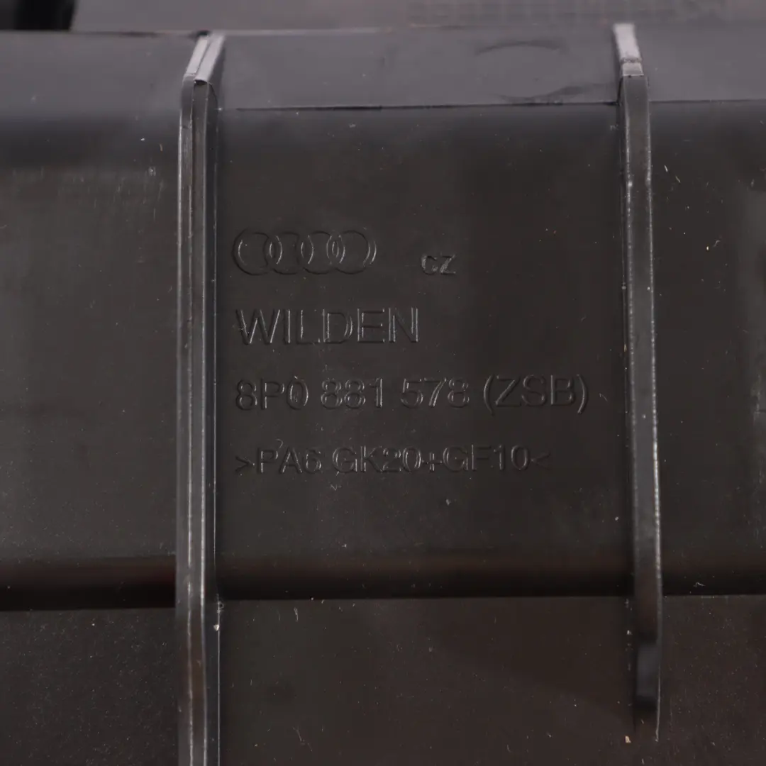 Compartiment Rangement Pour Siège Avant Droit Sous Plateau pour Audi A3 8P à propos du numéro de pièce 8P0881578 Audi A3 8P Compartiment Rangement Pour Siège Avant Droit Sous Plateau - SKU 8P0881578 - Numéro de pièce 8P0881578