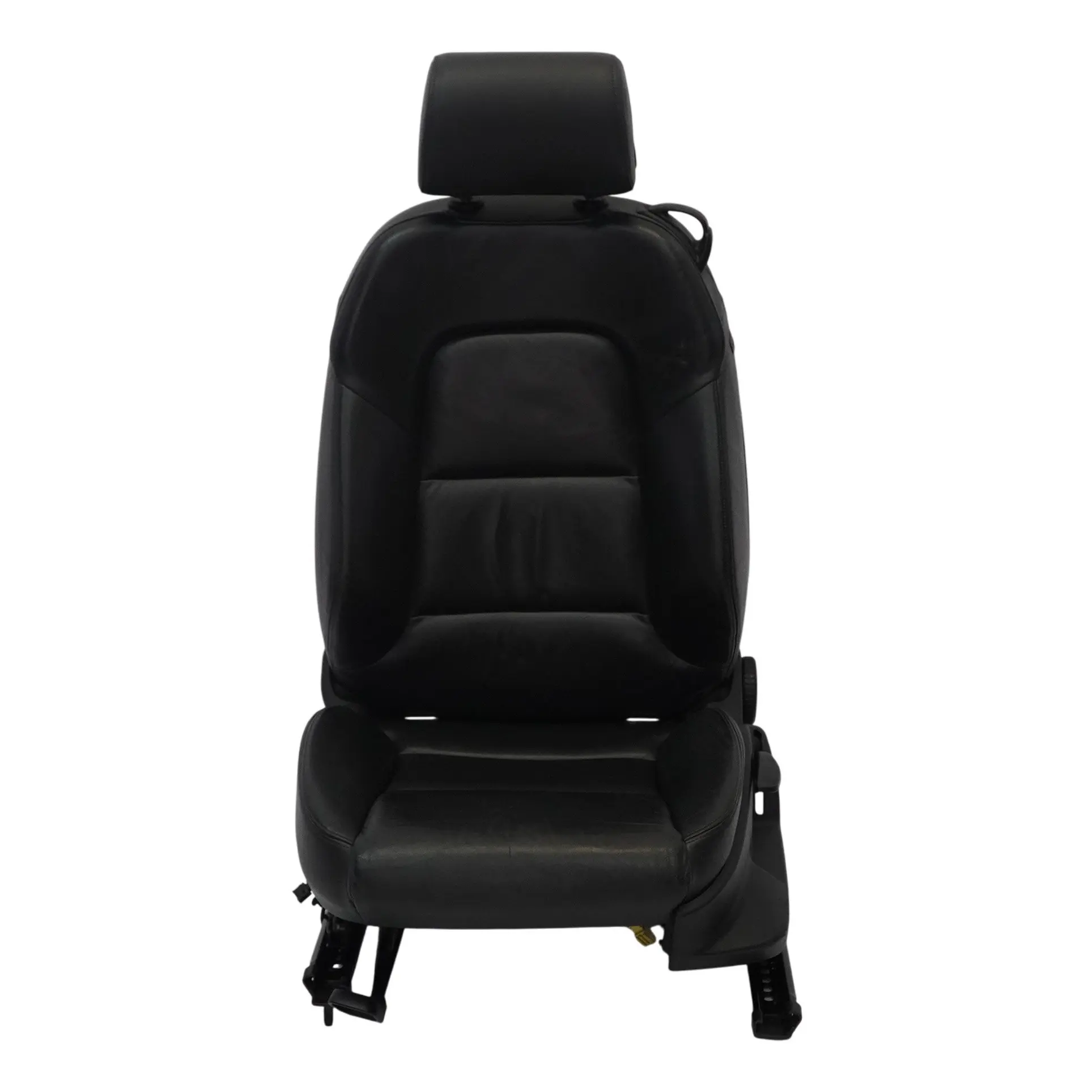 Audi A3 8P 3 Porte Sedile Anteriore Sinistro Interno Riscaldato Pelle Soul Black