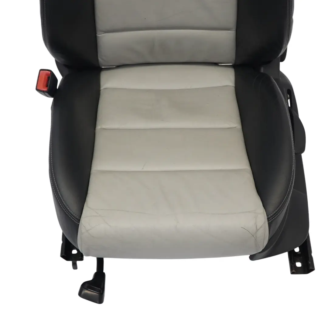 Door Sport Seat Front Left N/S Heated Leather Black Silver to Audi A3 S3 8P 3 with Part number 8P0881805BG Audi A3 S3 8P 3 Door Sport Seat Front Left N/S Heated Leather Black Silver - SKU 8P0881805BG - Part number 8P0881805BG