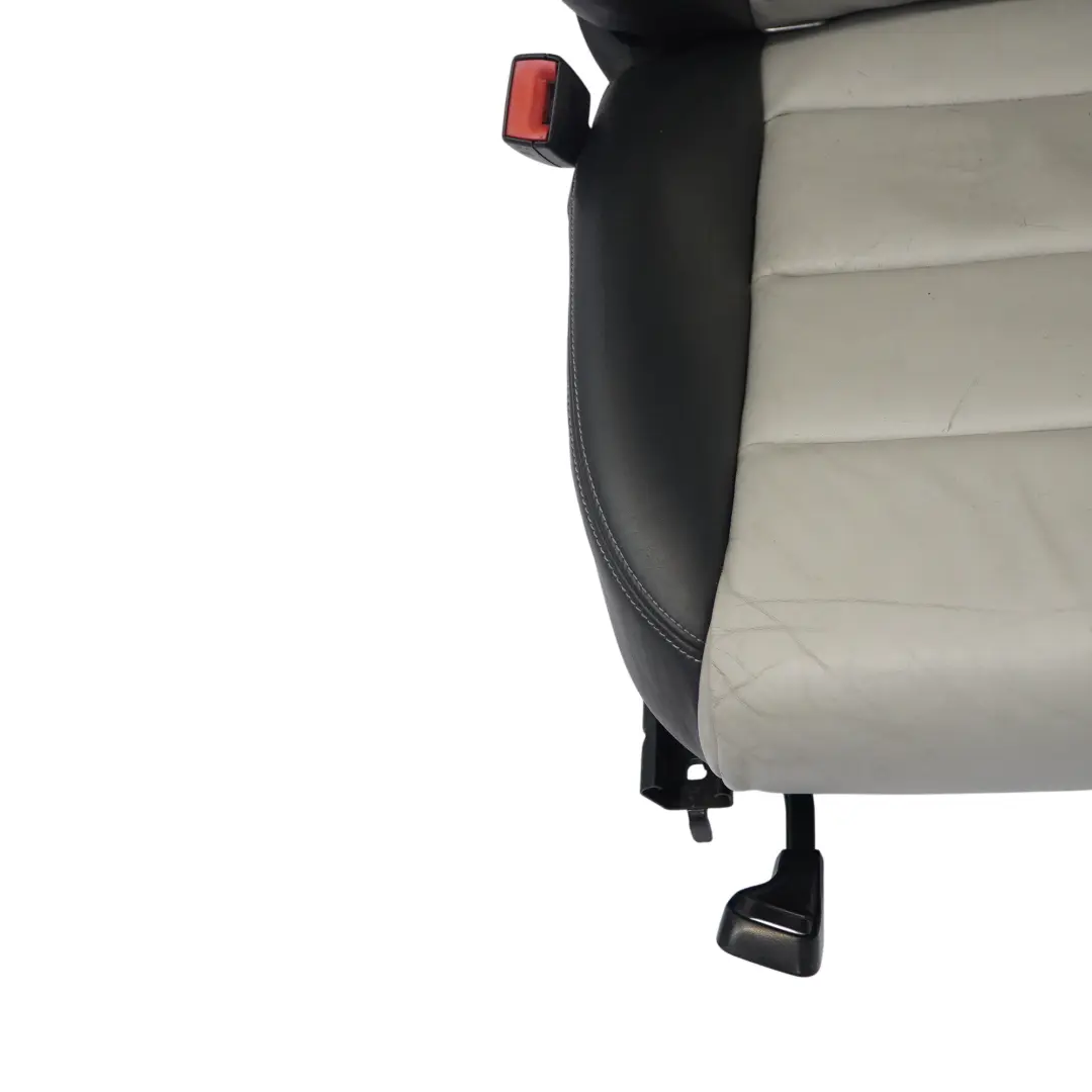 Audi A3 S3 8P 3 Drzwi Fotel Sport Lewy Przód Grzany Skórzany Czarno Srebrny - SKU 8P0881805BG - Numer Części 8P0881805BG