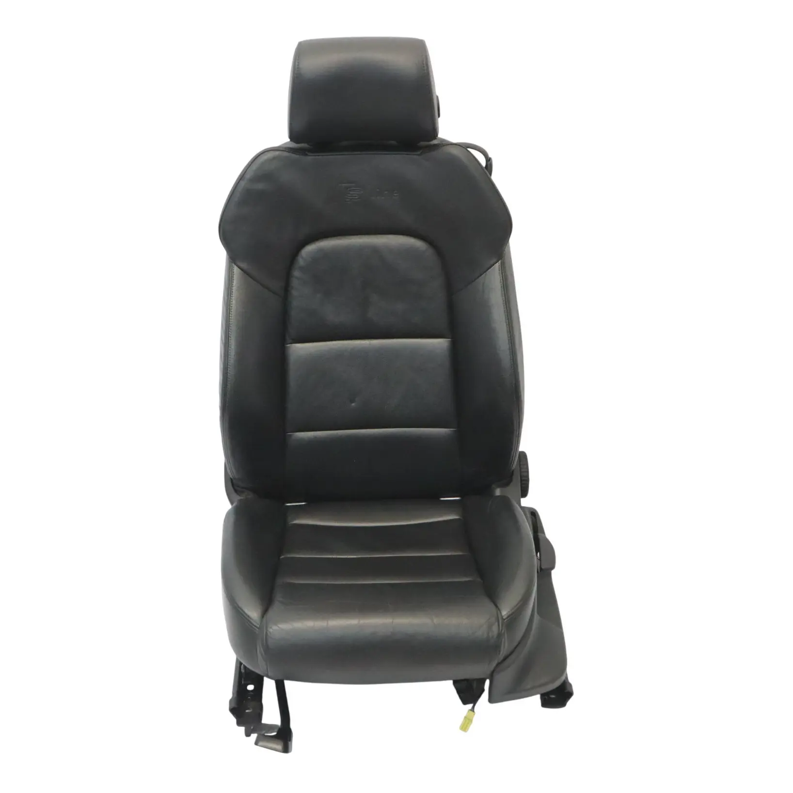 Audi A3 8P 3 Porte Sedile Sport Anteriore Sinistro Riscaldato S-Line Pelle Nera