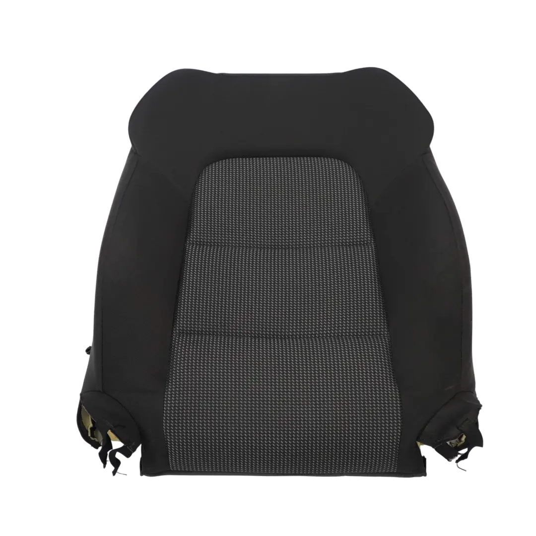 Front Seat Back Rest Cloth Fabric Black Silver Left N/S to Audi A3 8P with Part number 8P0881805CJ Audi A3 8P Front Seat Back Rest Cloth Fabric Black Silver Left N/S - SKU 8P0881805CJ - Part number 8P0881805CJ