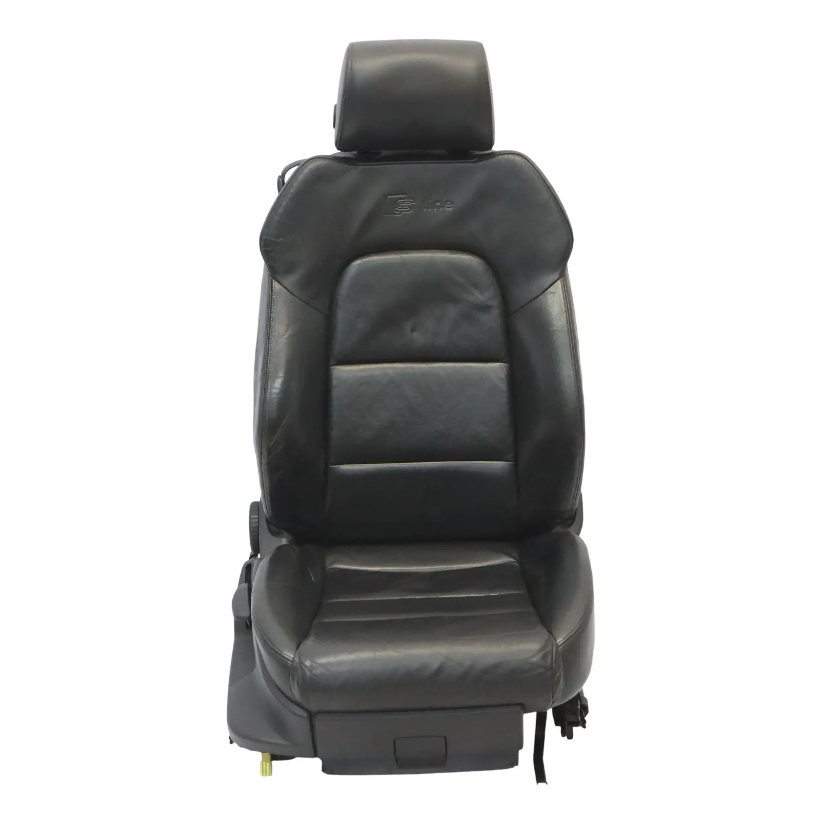 Audi A3 8P 3 Porte Sedile Sportivo Anteriore Destro Riscaldato S-Line Pelle Nera