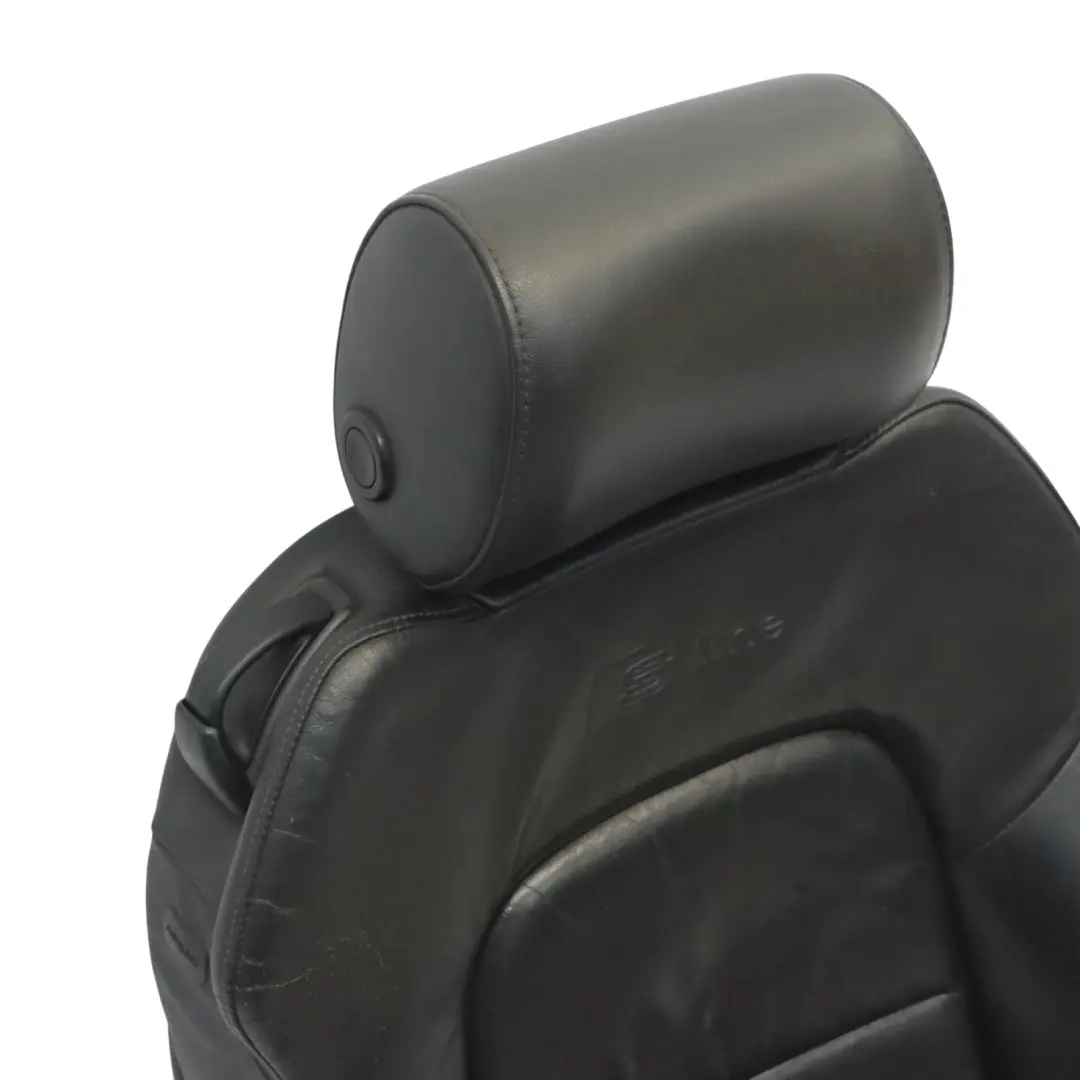 Audi A3 8P 3 Porte Sedile Sportivo Anteriore Destro Riscaldato S-Line Pelle Nera - SKU 8P0881806BP-1 - Numero di parte 8P0881806BP