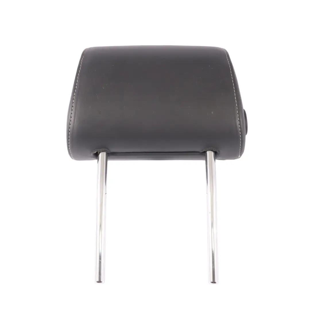 Audi S3 8P Front Seat Headrest Right O/S Black Leather Silver Stitching - SKU 8P0881902BH - Part number 8P0881902BH