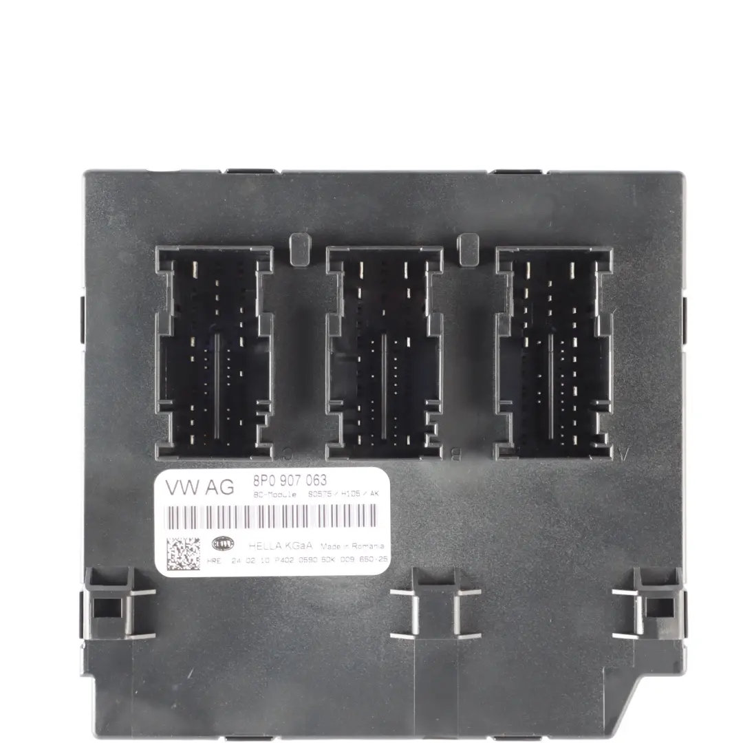 Body Control Module BCM Comfort Control Unit to Audi A3 8P with Part number 8P0907063 Audi A3 8P Body Control Module BCM Comfort Control Unit - SKU 8P0907063 - Part number 8P0907063