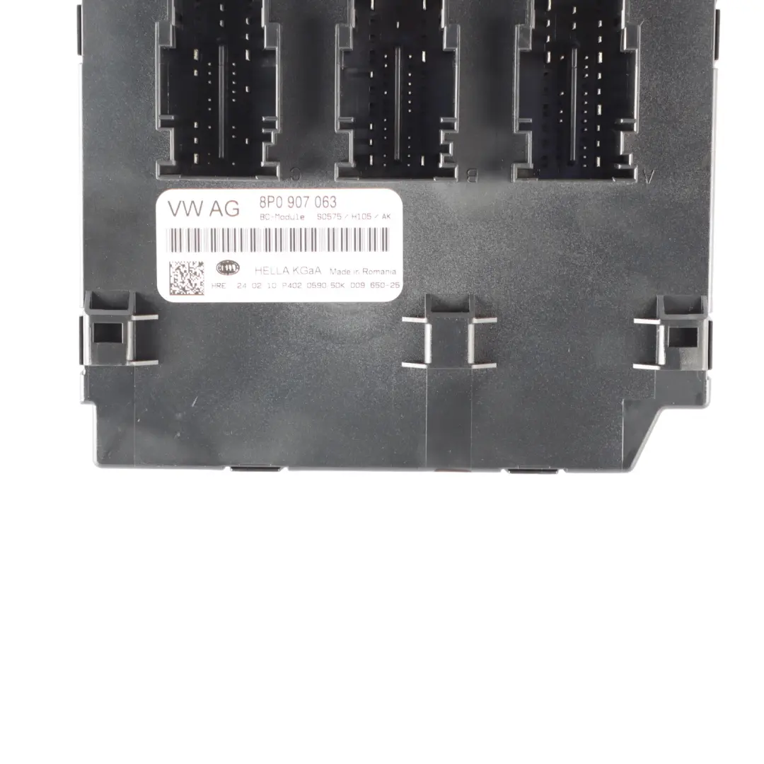 Body Control Module BCM Comfort Control Unit to Audi A3 8P with Part number 8P0907063 Audi A3 8P Body Control Module BCM Comfort Control Unit - SKU 8P0907063 - Part number 8P0907063