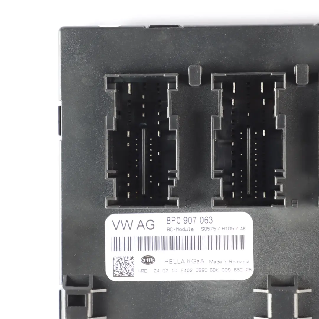 Audi A3 8P Body Control Module BCM Comfort Control Unit - SKU 8P0907063 - Part number 8P0907063