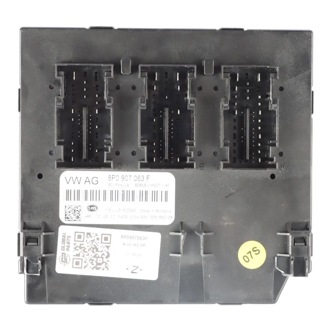 Body Control Comfort Unit Module BCM Unit ECU to Audi A3 8P with Part number 8P0907063F Audi A3 8P Body Control Comfort Unit Module BCM Unit ECU - SKU 8P0907063F - Part number 8P0907063F