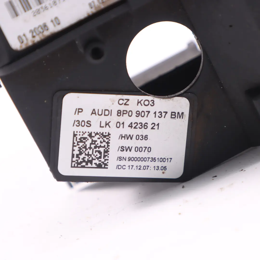 Switch Cluster Steering Column Wiper Stalk Slip Indicator to Audi A3 8P with Part number 8P0907137BM Audi A3 8P Switch Cluster Steering Column Wiper Stalk Slip Indicator - SKU 8P0907137BM - Part number 8P0907137BM