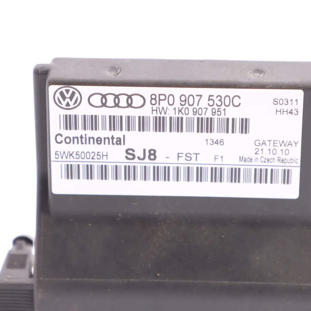 Modulo Gateway Unità Di Controllo ECU per Audi A3 8P con numero di parte 8P0907530C Audi A3 8P Modulo Gateway Unità Di Controllo ECU - SKU 8P0907530C - Numero di parte 8P0907530C