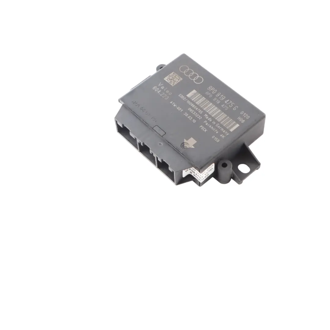 Module De Capteur De Stationnement PDC pour Audi S3 8P à propos du numéro de pièce 8P0919475G Audi S3 8P Module De Capteur De Stationnement PDC - SKU 8P0919475G - Numéro de pièce 8P0919475G