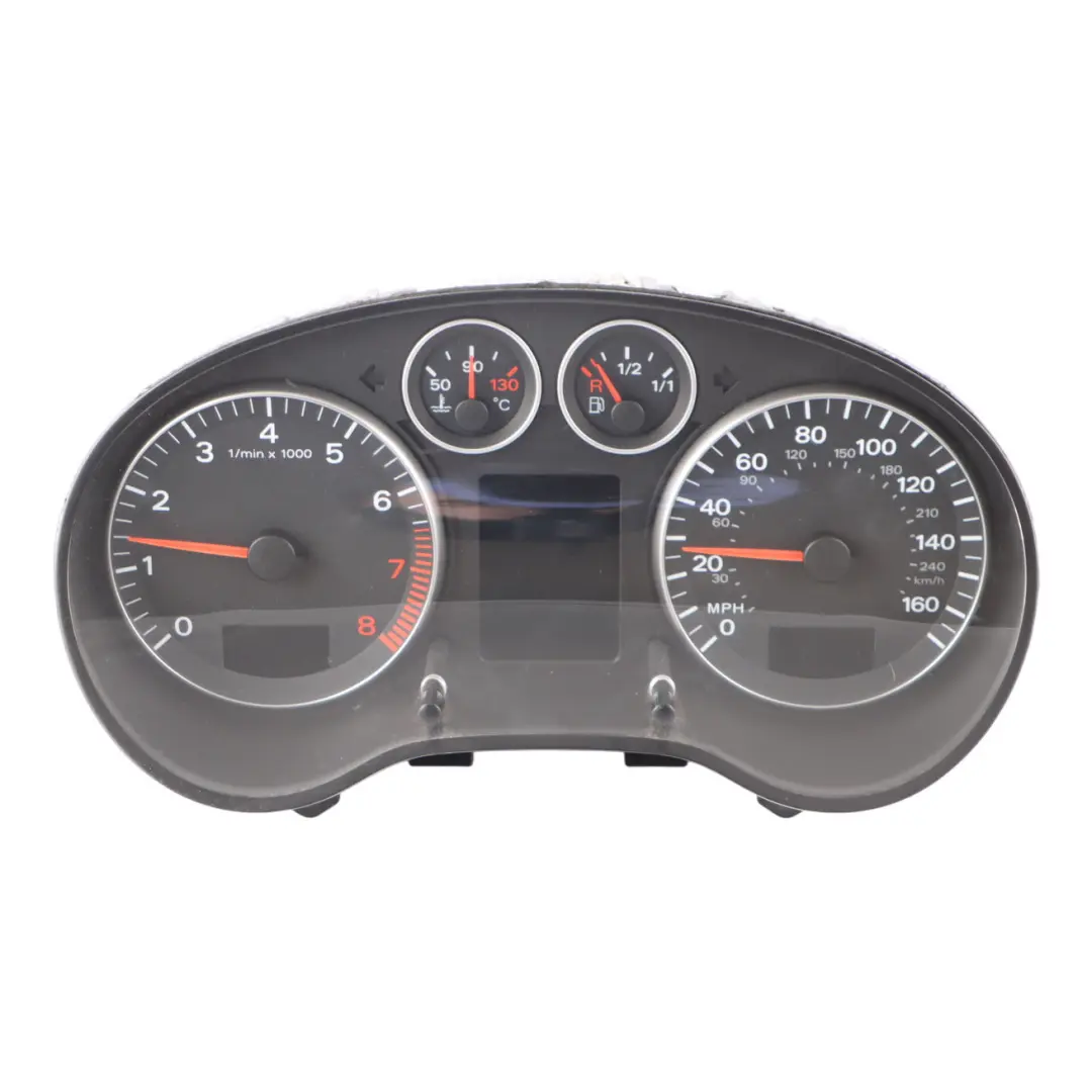 Audi A3 8P Petrol Instrument Cluster Speedometer Cluster Manual - SKU RHD-8P0920980T - Part number 8P0920980T