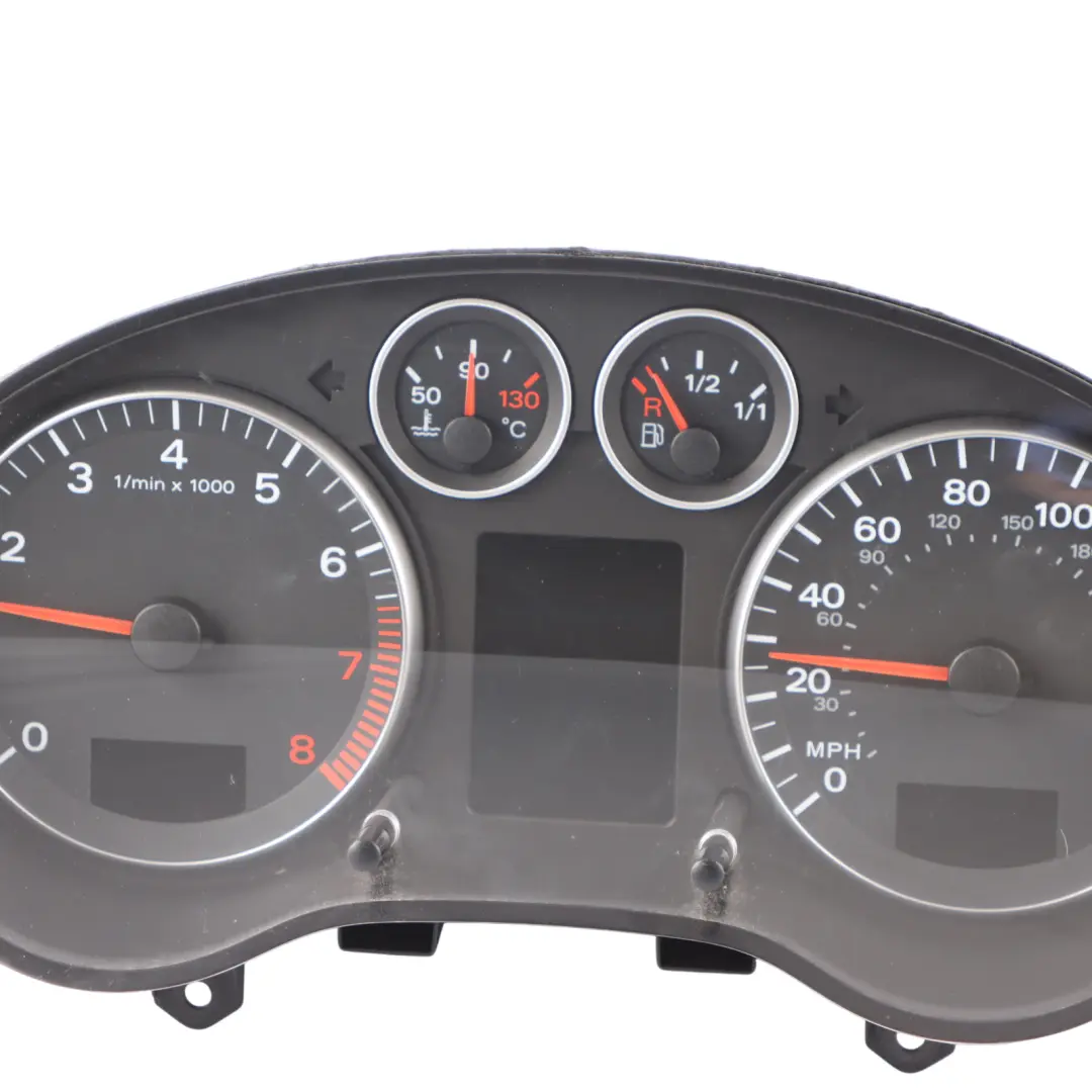 Audi A3 8P Petrol Instrument Cluster Speedometer Cluster Manual - SKU RHD-8P0920980T - Part number 8P0920980T