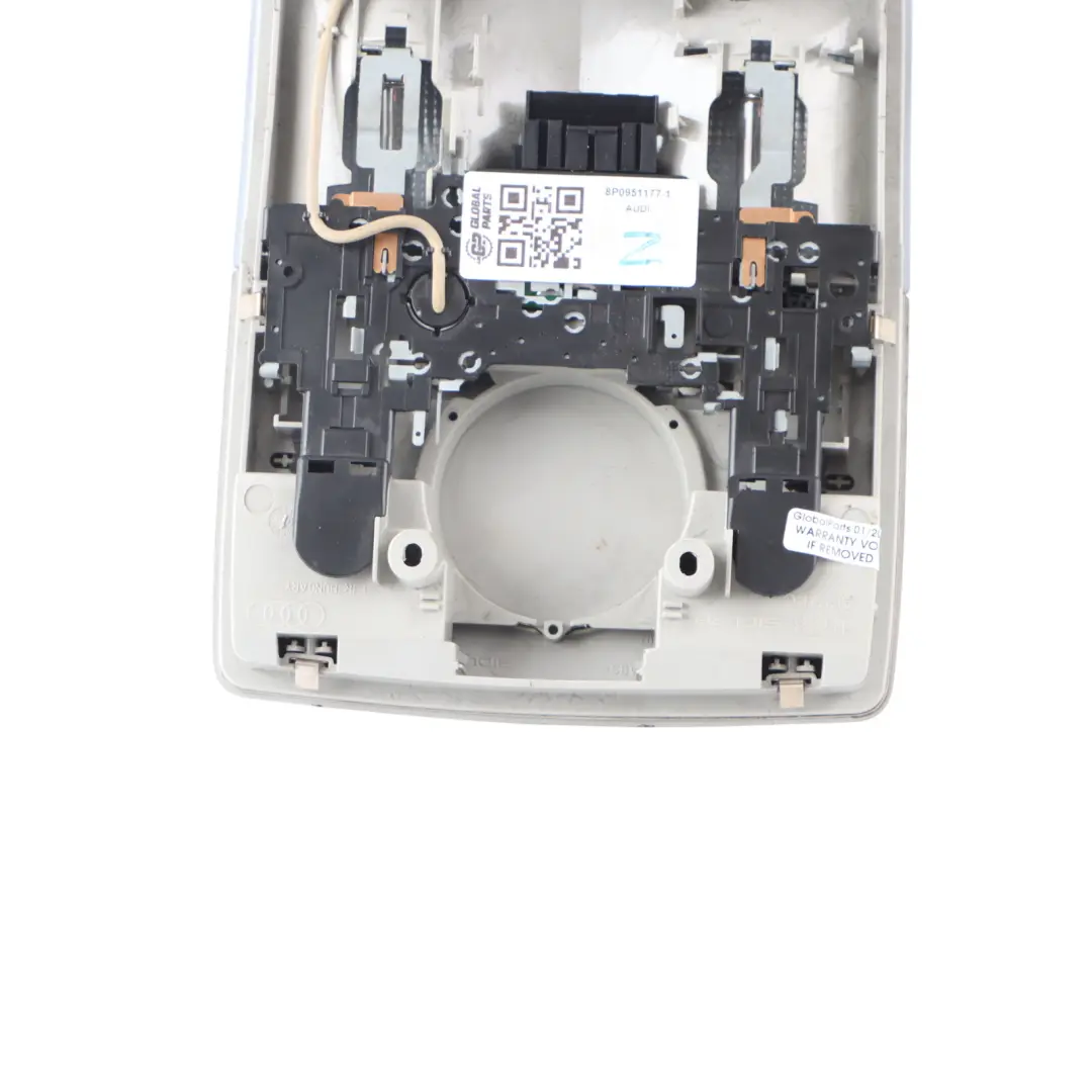 Audi A3 8P Interior Roof Reading Lamp Courtesy Light Front - SKU 8P0951177-1 - Part number 8P0951177