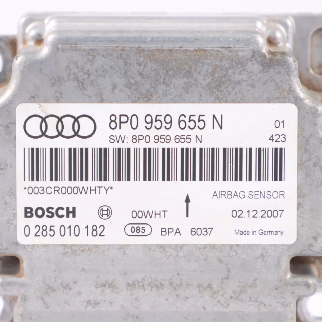 Audi A3 8P Side Air Module Control Unit ECU - SKU 8P0959655N - Part number 8P0959655N
