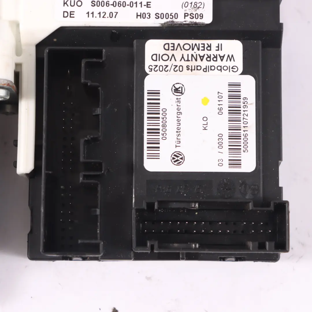 Audi A3 8P Front Window Lifter Regulator Control Motor Driver's Side - SKU 8P0959801J - Part number 8P0959801J