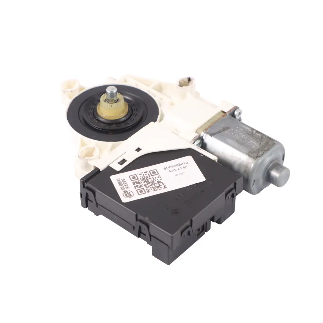 Audi A3 8P Fenster Heber Regler Stellmotor Vorne Fahrer Seite - SKU 8P0959801J - Teilenummer 8P0959801J