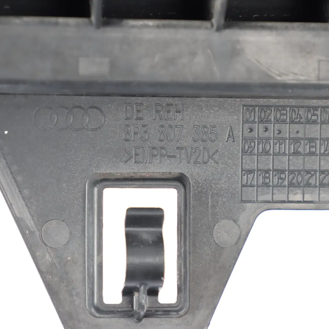 Audi A4 B7 Staffa Paraurti Anteriore Montaggio Lato Portante Sinistro 8E0805537A - SKU 8P3807385A - Numero di parte 8P3807385A