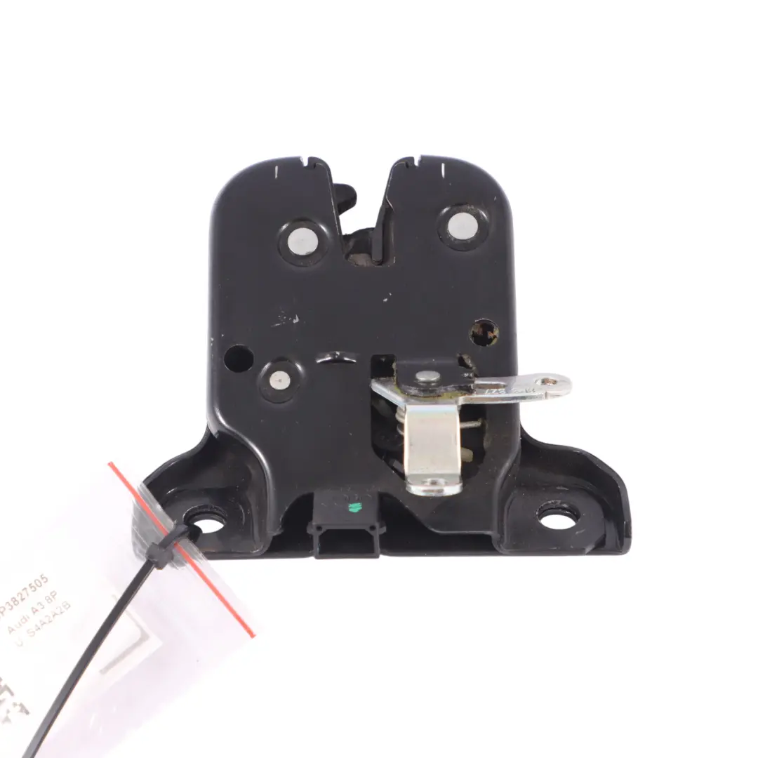 Audi A3 8P Trunk Lid Lock Tailgate Boot Latch Catch Mechanism Rear - SKU 8P3827505 - Part number 8P3827505