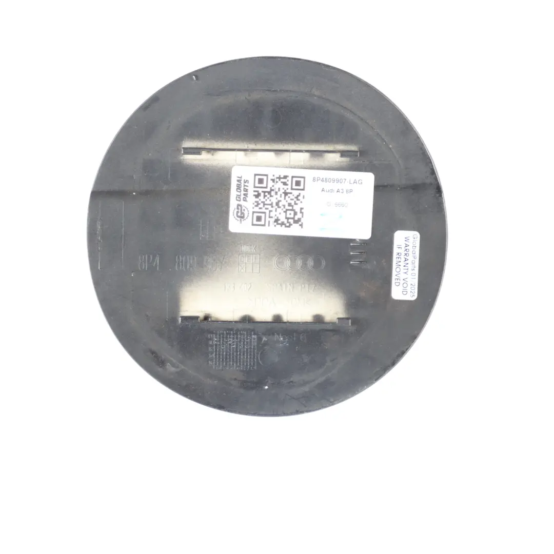 Filler Flap Tank Cap Lava Grey Pearl Effect - Z7L to Audi A3 8P Fuel with Part number 8P4809907 Audi A3 8P Fuel Filler Flap Tank Cap Lava Grey Pearl Effect - Z7L - SKU 8P4809907-LAG - Part number 8P4809907