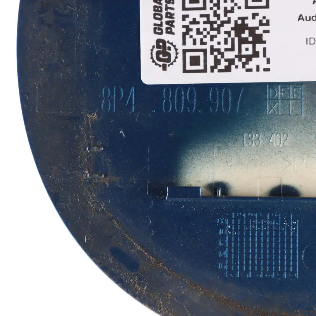 Audi A3 8P Fuel Flap Cover Filler Fill In Flap Aruba Blue Pearl - X5V - SKU 8P4809907D-ARB - Part number 8P4809907D