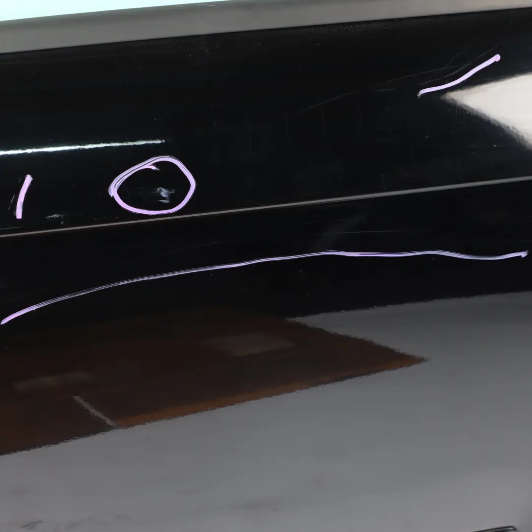 Audi A3 8P Sportback Door Rear Left N/S Covering Panel Brilliant Black - Y9B - SKU 8P4833051A-BBL - Part number 8P4833051A
