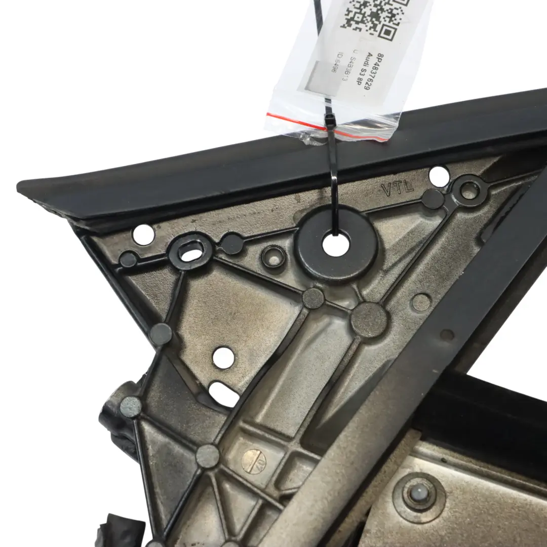 Audi A3 8P Telaio Finestrino Porta Anteriore Sinistra Pannello - SKU 8P4837629 - Numero di parte 8P4837629