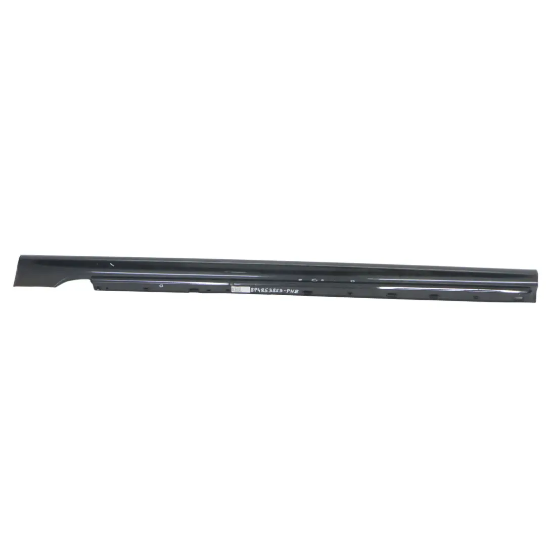 Gonna laterale sinistra Pannello di copertura Phantom Black - Z9Y per Audi A3 S3 8P con numero di parte 8P4853859 Audi A3 S3 8P Gonna laterale sinistra Pannello di copertura Phantom Black - Z9Y - SKU 8P4853859-PHB - Numero di parte 8P4853859