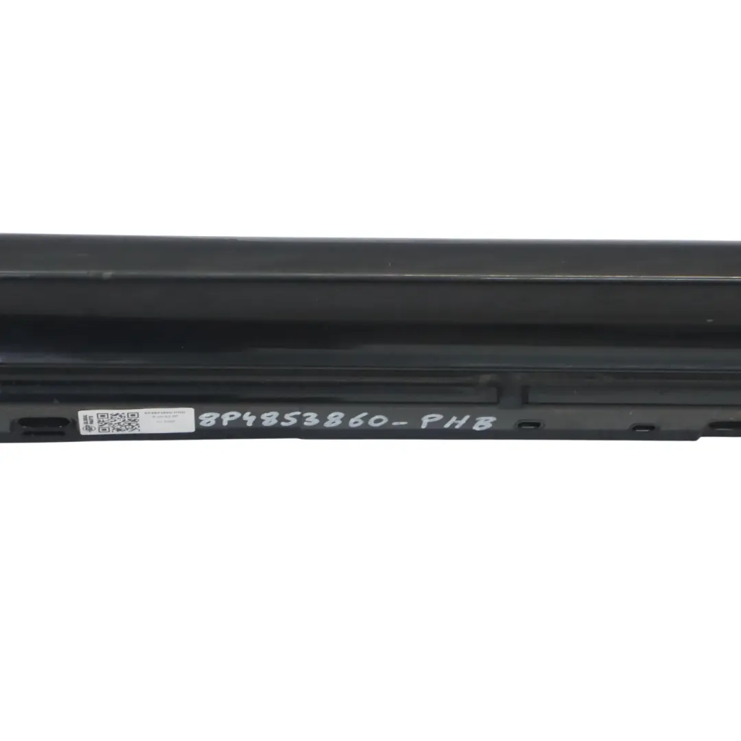 Audi A3 S3 8P Faldón lateral derecho cubierta de umbral Phantom Black - Z9Y - SKU 8P4853860-PHB - Número de pieza 8P4853860