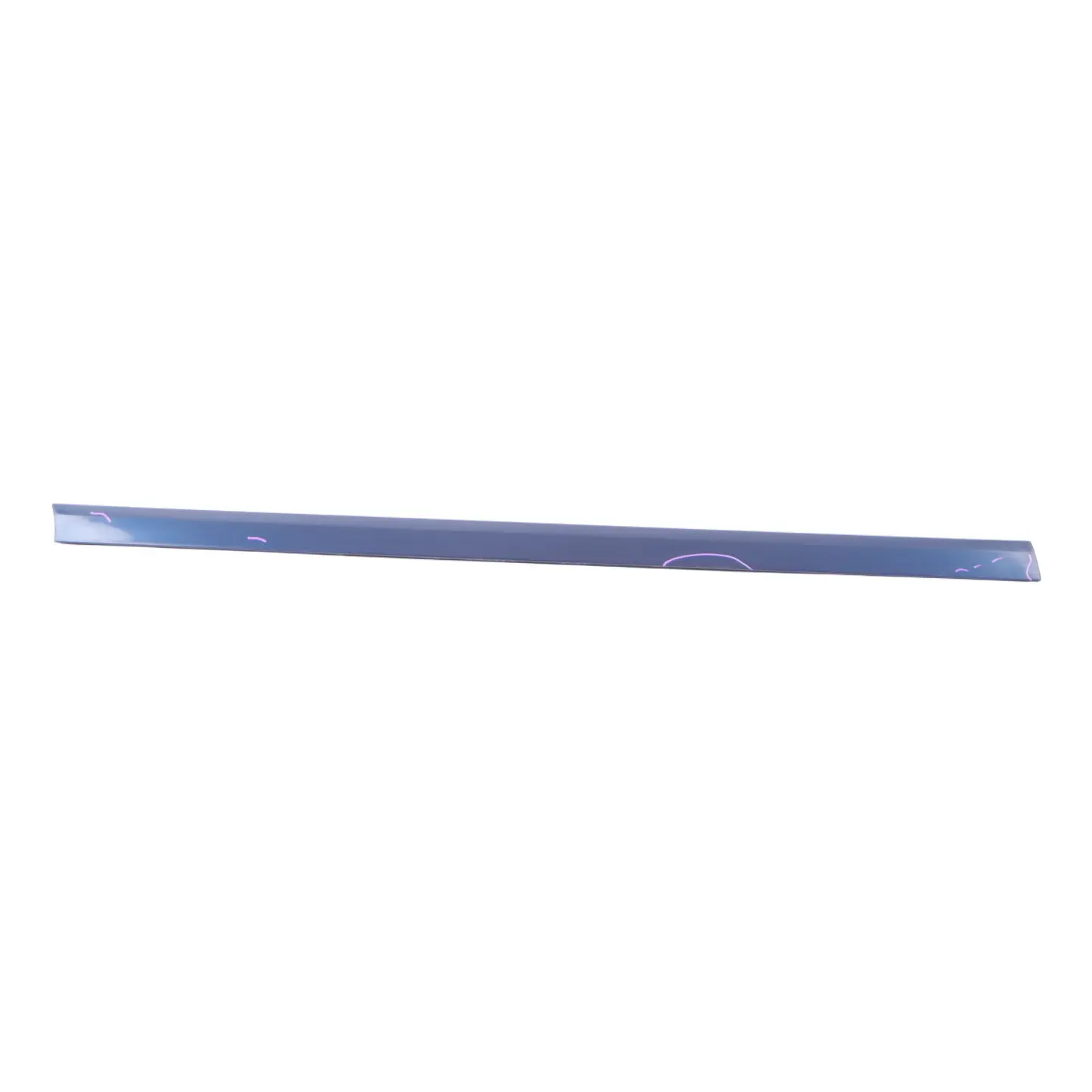 Audi A3 8P Front Door Upper Moulding Strip Left N/S Scuba Blue Metallic - X5Q