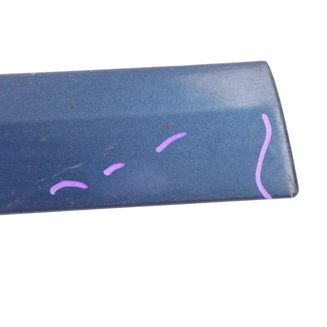 Audi A3 8P Upper Door Moulding Strip Front Left N/S Scuba Blue Metallic - X5Q - SKU 8P4853953A-SCB - Part number 8P4853953A