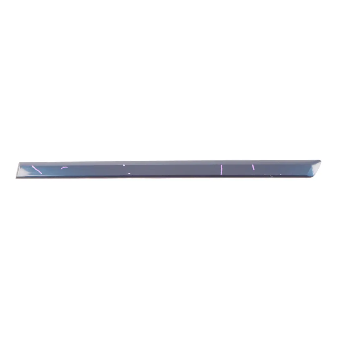 Audi A3 8P Door Trim Moulding Strip Rear Left N/S Scuba Blue Metallic - X5Q - SKU 8P4853963B-SCB - Part number 8P4853963B