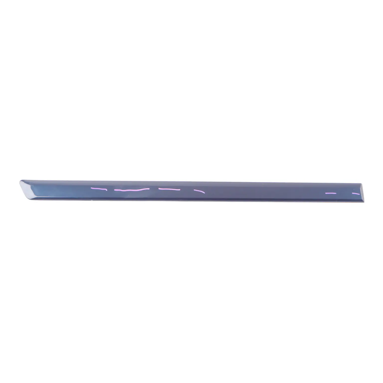 Audi A3 8P Door Trim Moulding Strip Rear Right O/S Scuba Blue Metallic - X5Q