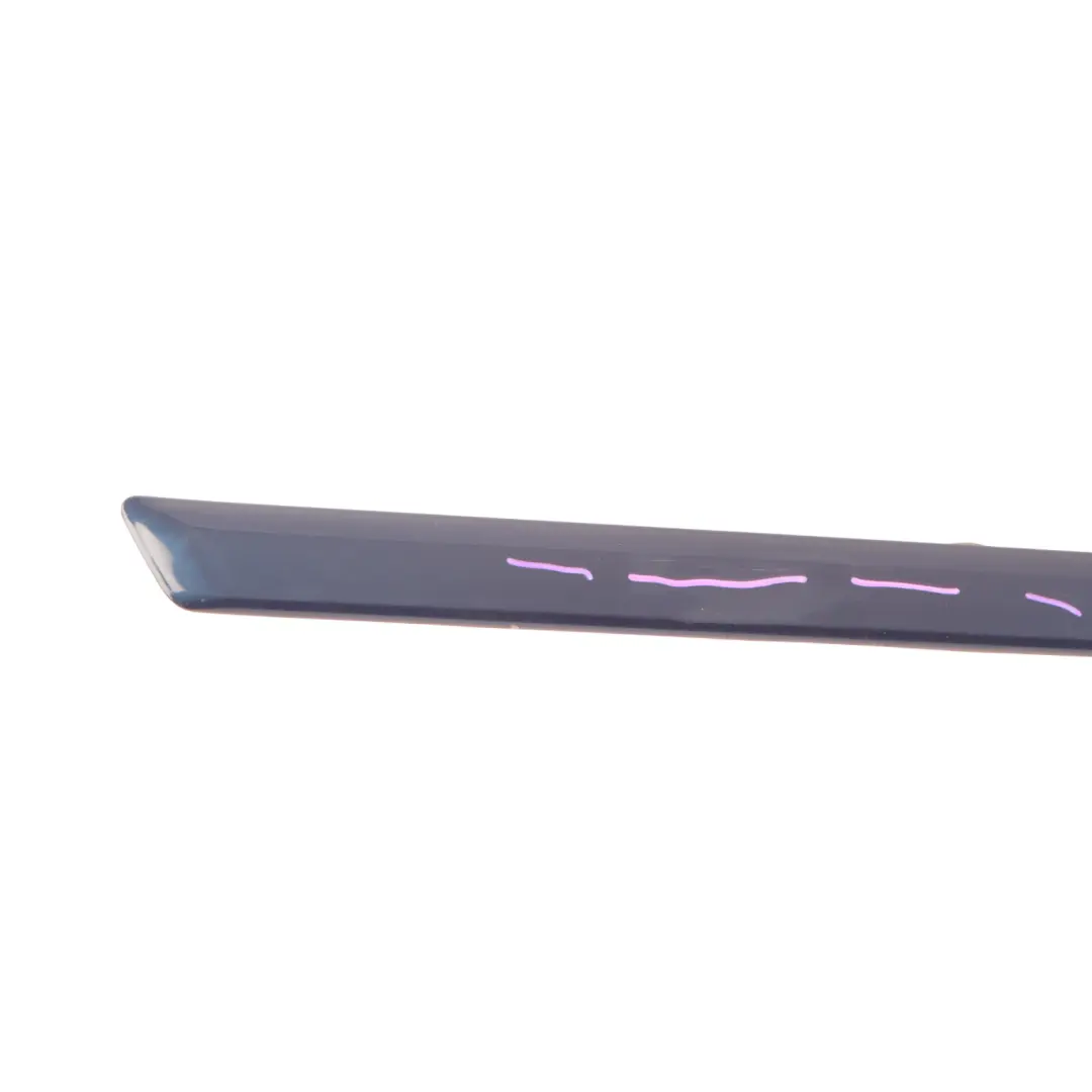 Audi A3 8P Moldura Embellecedor Puerta Trasera Derecha Azul Scuba Metalizado X5Q - SKU 8P4853964B-SCB - Número de pieza 8P4853964B