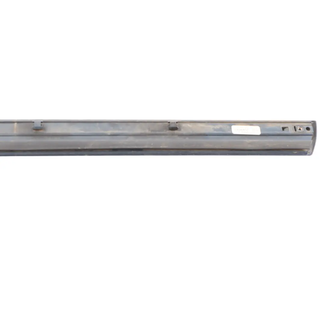 Audi A3 8P Rear Door Trim Moulding Strip Left N/S Scuba Blue Metallic - X5Q - SKU 8P4853969F-SCB - Part number 8P4853969F