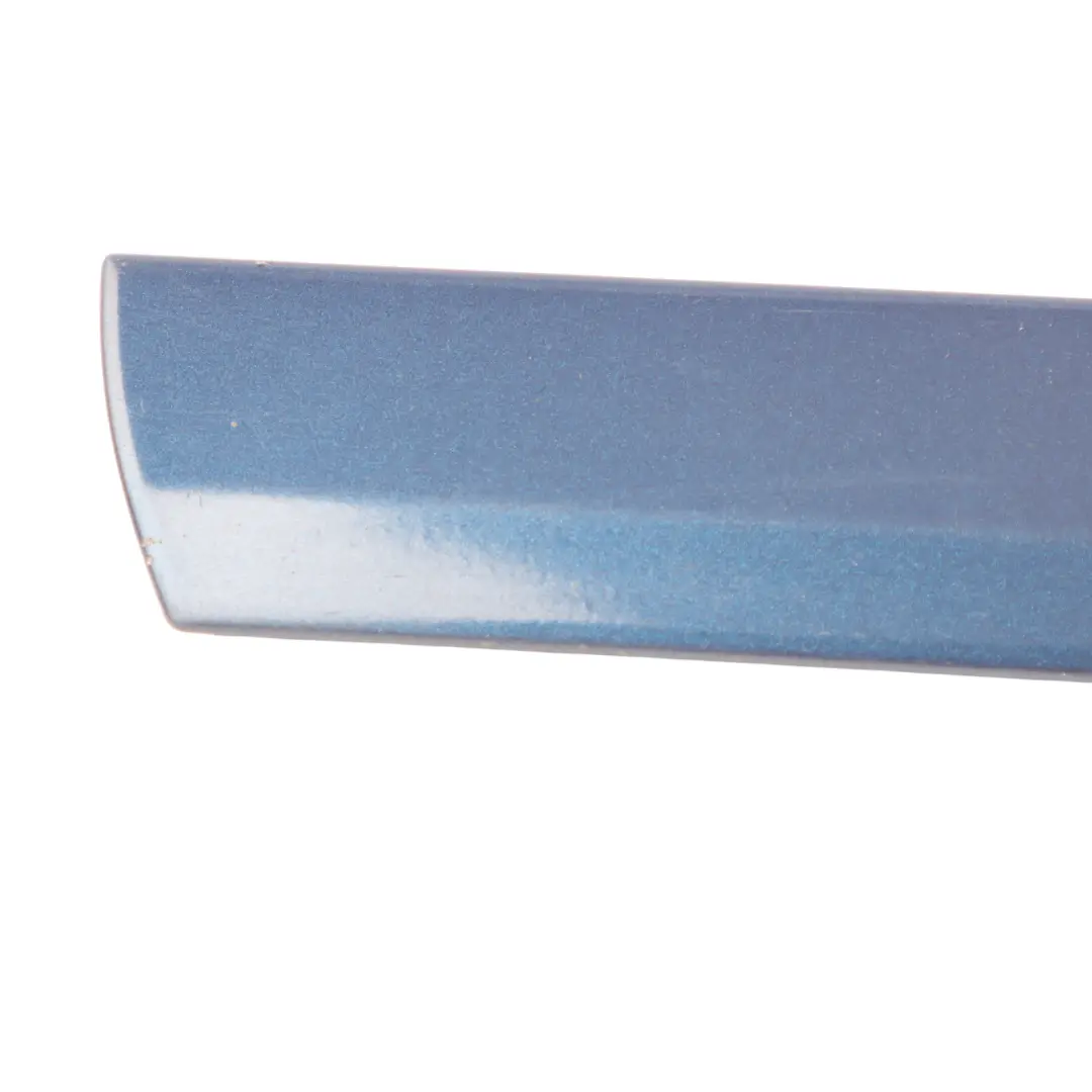 Audi A3 8P Rear Door Trim Moulding Strip Left N/S Scuba Blue Metallic - X5Q - SKU 8P4853969F-SCB - Part number 8P4853969F